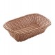 Cesta De 25cm X 18,1cm X 6,8cm Rattan Plástico Retangular